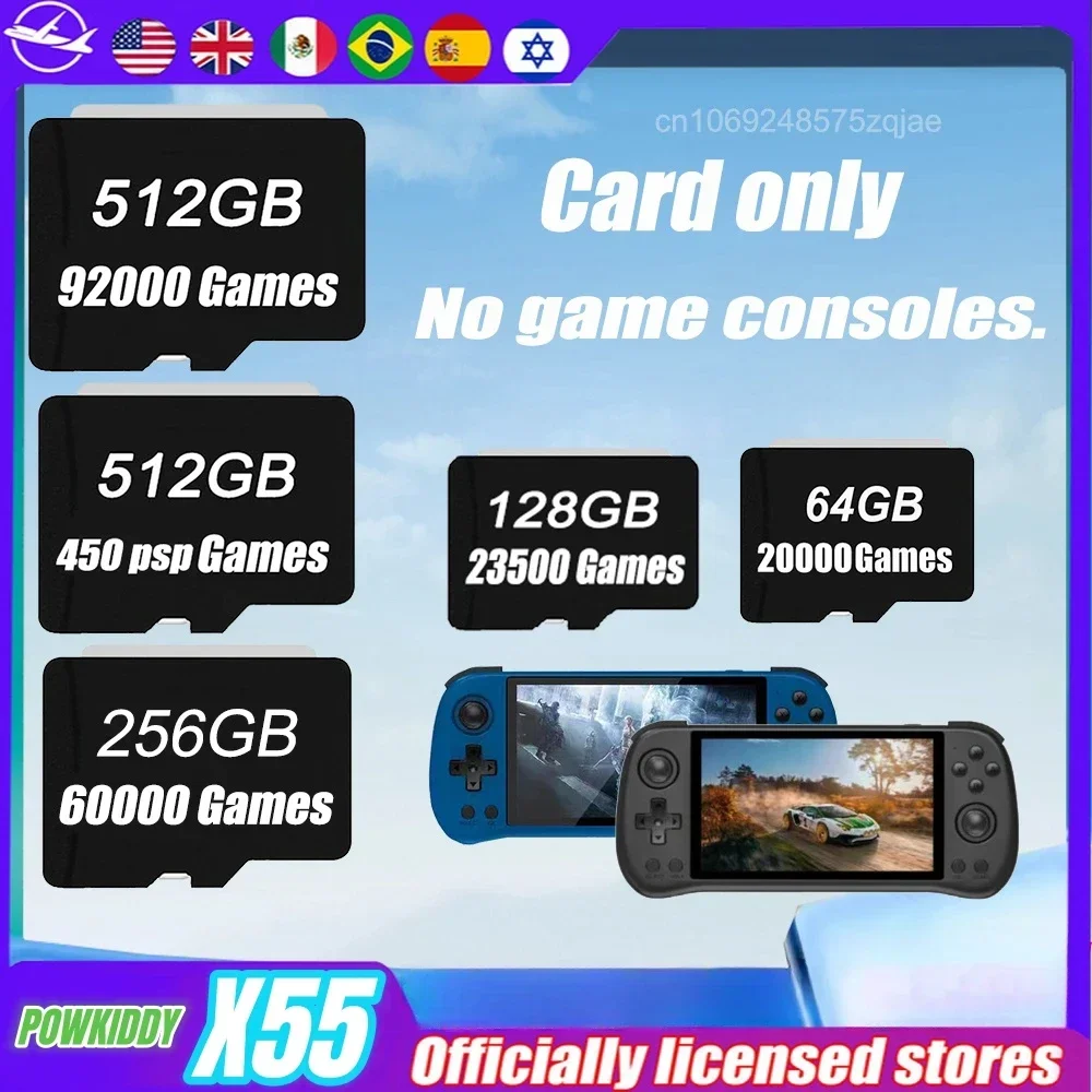 Gaming Console X55 - POWKIDDY X55 Ретро портативная игровая консоль