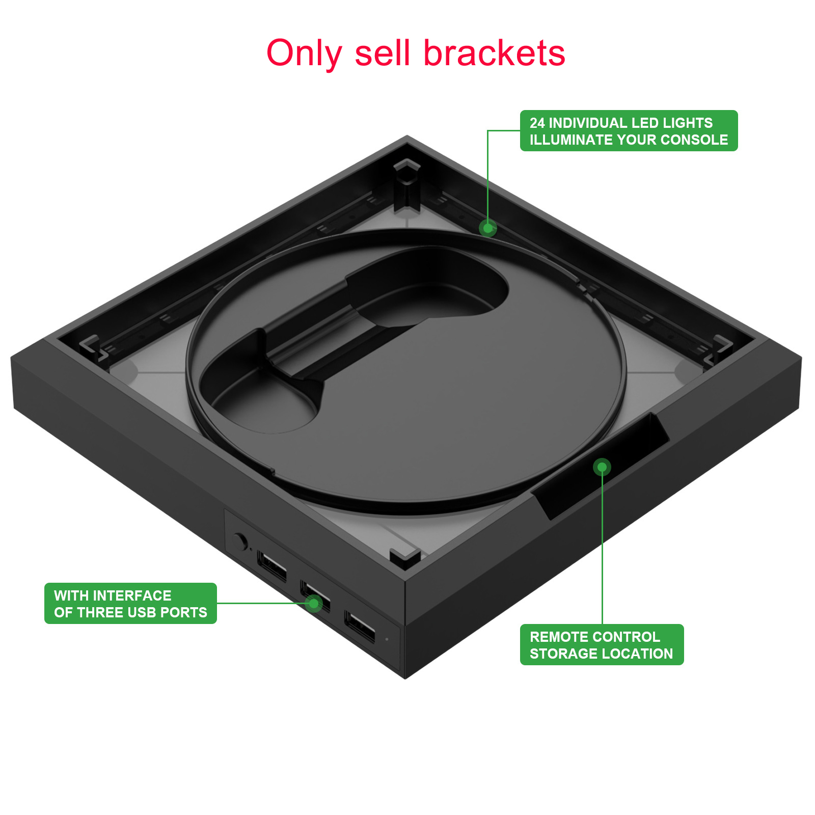 Gaming Console Xbox Series S - Подставка для игровой консоли X/S, вертикальный