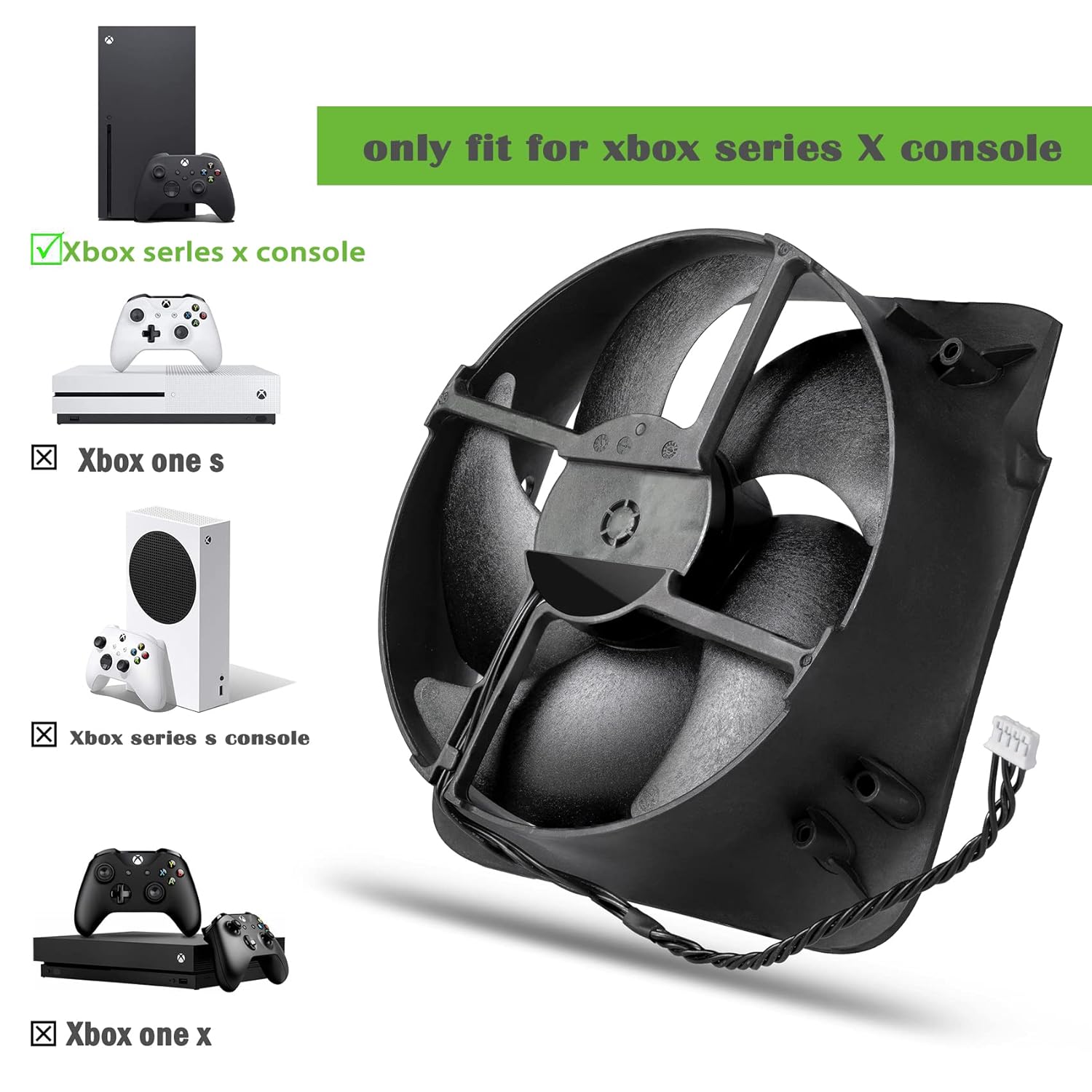 Gaming Console Xbox Series S - Замена внутреннего вентилятора охлаждения для консоли