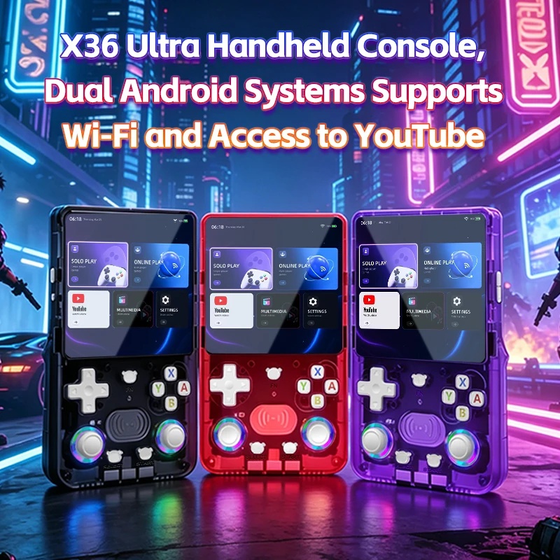 Handheld Gaming Console Youtube - Портативная игровая консоль X36Ultra Retro с