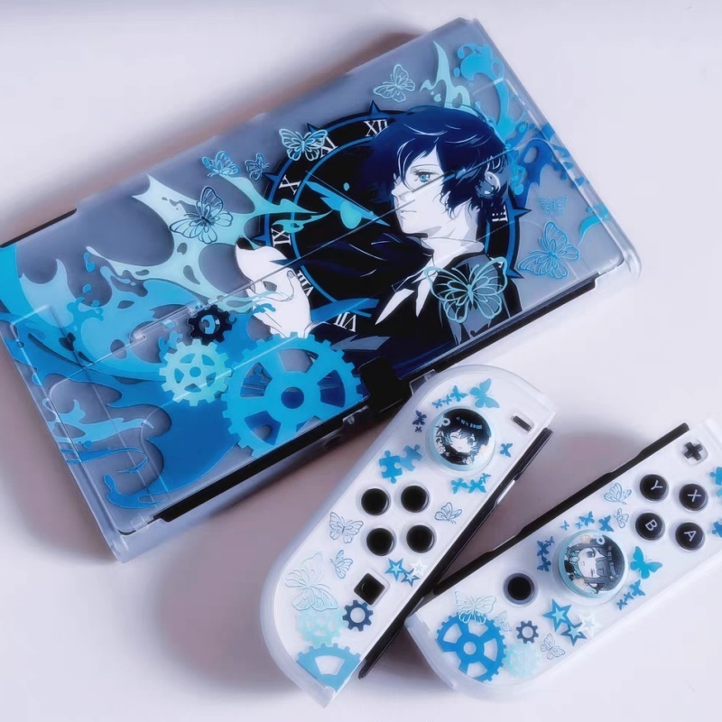 Nintendo Console Switch Oled - Горячая новинка: Полупрозрачный чехол с рисунком