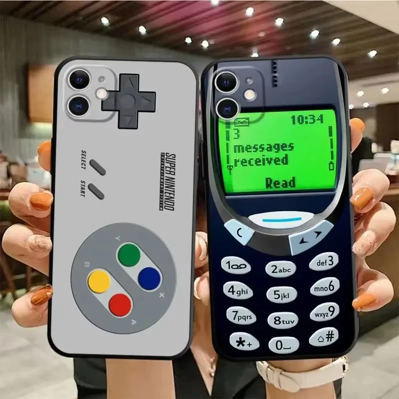 Gaming Console Quotes - Ретро-чехол для телефона в стиле игровой