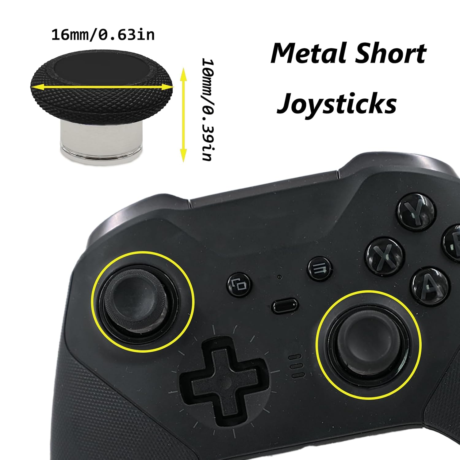 Microsoft Controller Xbox Wireless - 2 сменных низкопрофильных стик-контроллера (джойстика) для