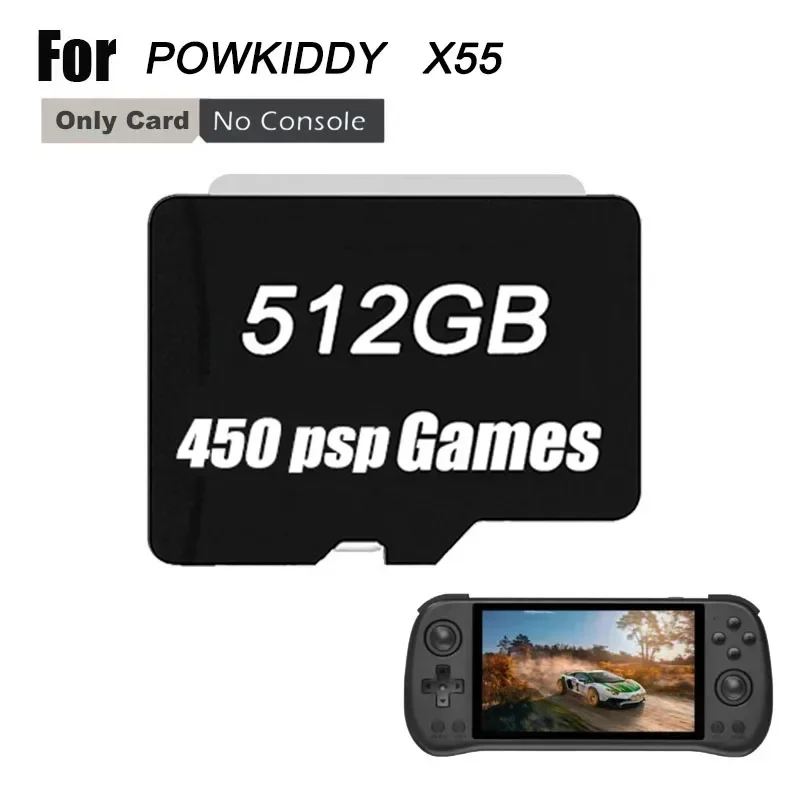 POWKIDDY X55 Ретро портативная – обзор и цена Gaming Console X55