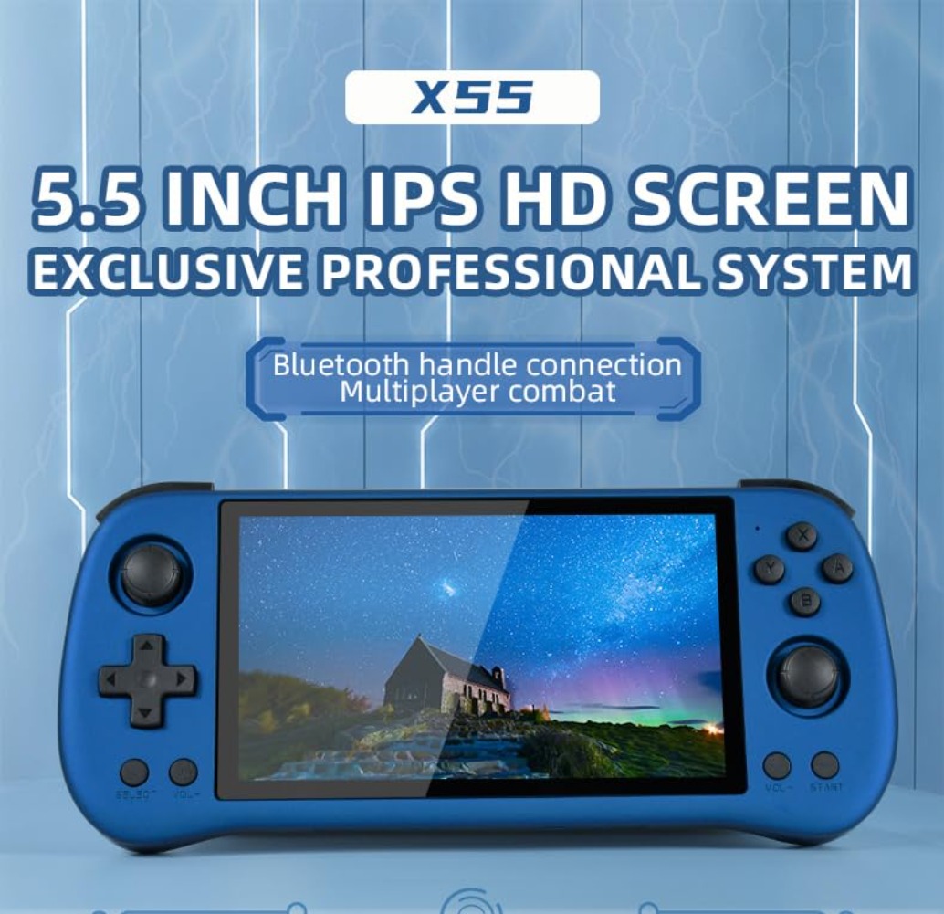 Портативная игровая консоль Po – обзор и цена Gaming Console X55
